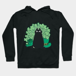 st patricks day cat Hoodie